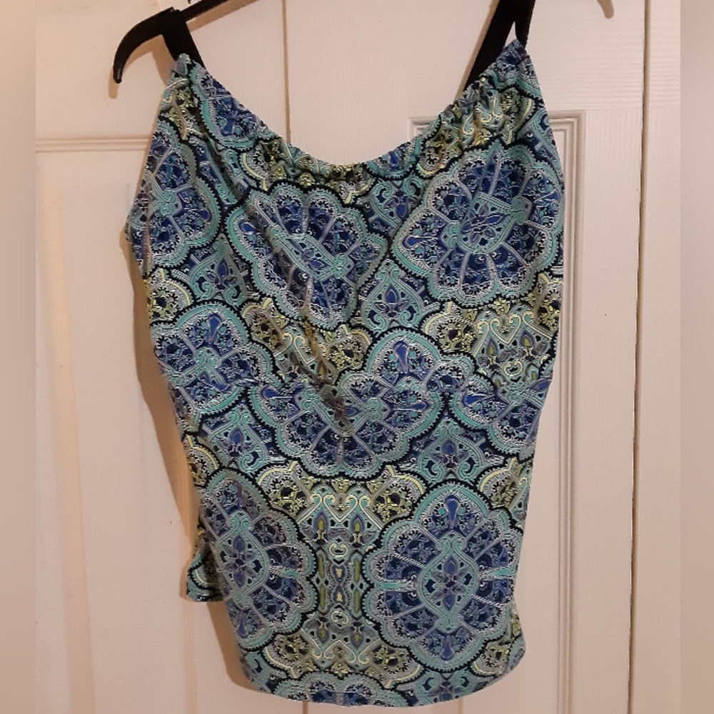 Womens Tankini Swimsuit Top Size 16